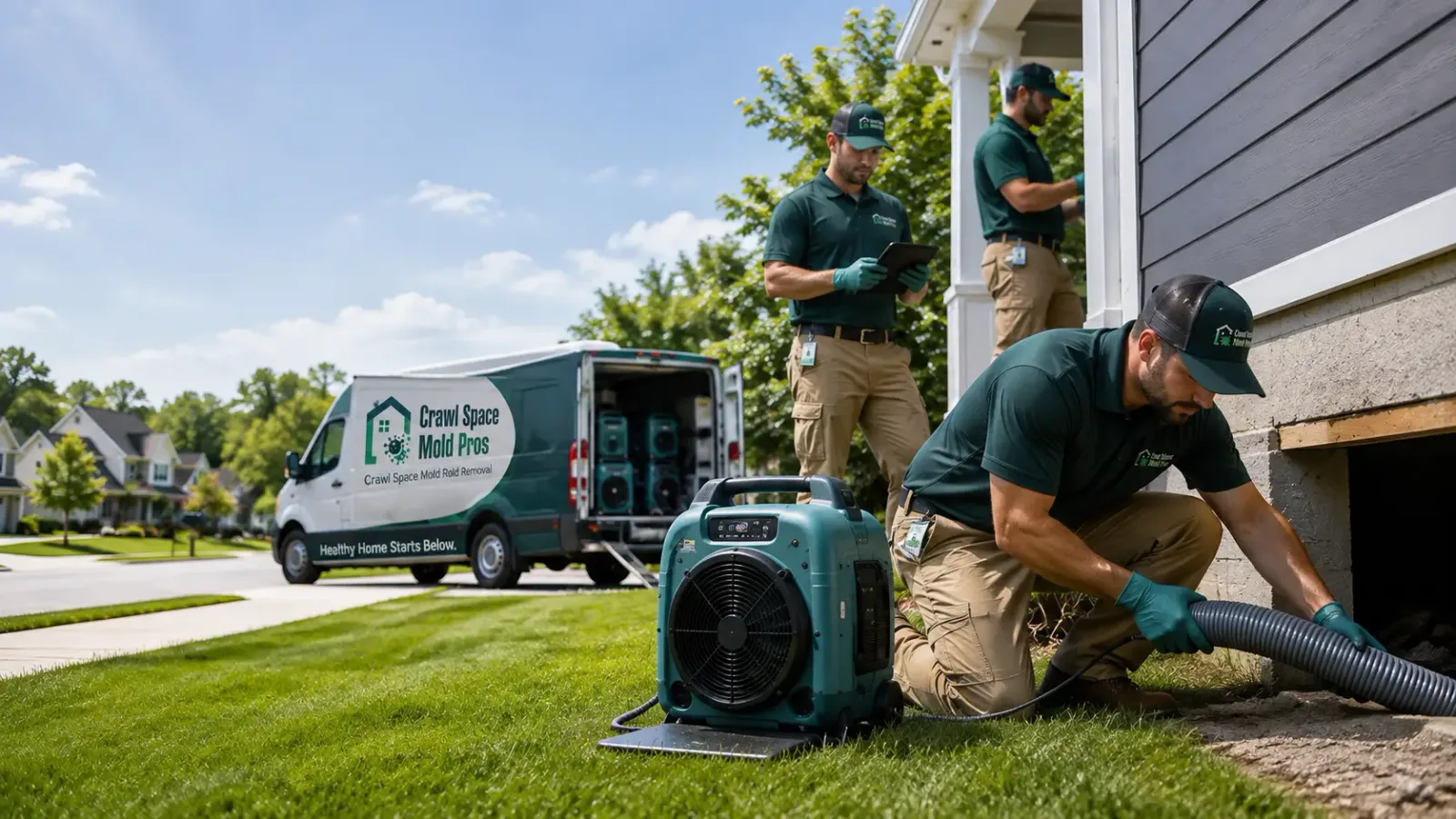 Crawl Space Mold Removal in Fords, NJ